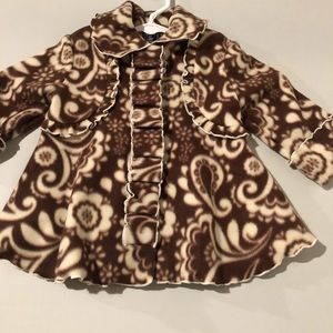 Girl’s fleece jacket, 12 months